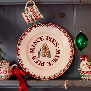 Emma Bridgewater Gingerbread Mince Pies 8.5 Inch Plate